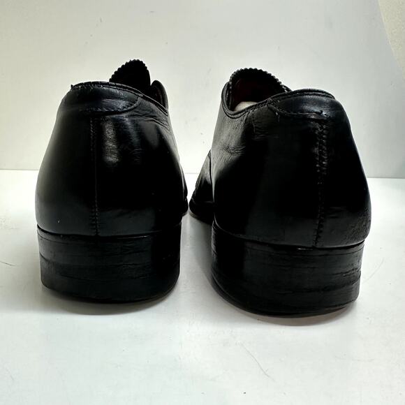 VERY GOOD Alden 901 Perf Tip Bal Oxford (Black Calf) Made in USA 9 - Picture 6 of 10